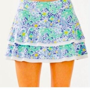 Lilly Pulitzer UPF 50+ Luxletic Zela Meryl Tiered Skort Biancas Love small